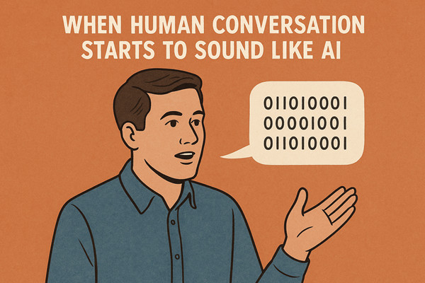 When Human Conversation Starts to Sound Like AI When Human Conversation Starts to Sound Like AI
