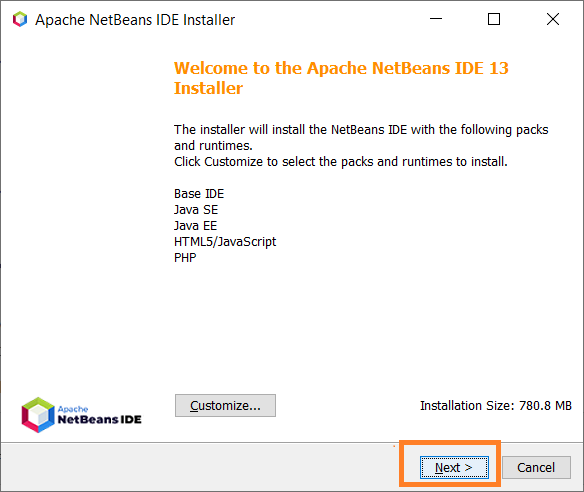 How to install Apache NetBeans IDE 13