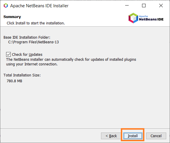 Cómo instalar Netbeans IDE 13 para java