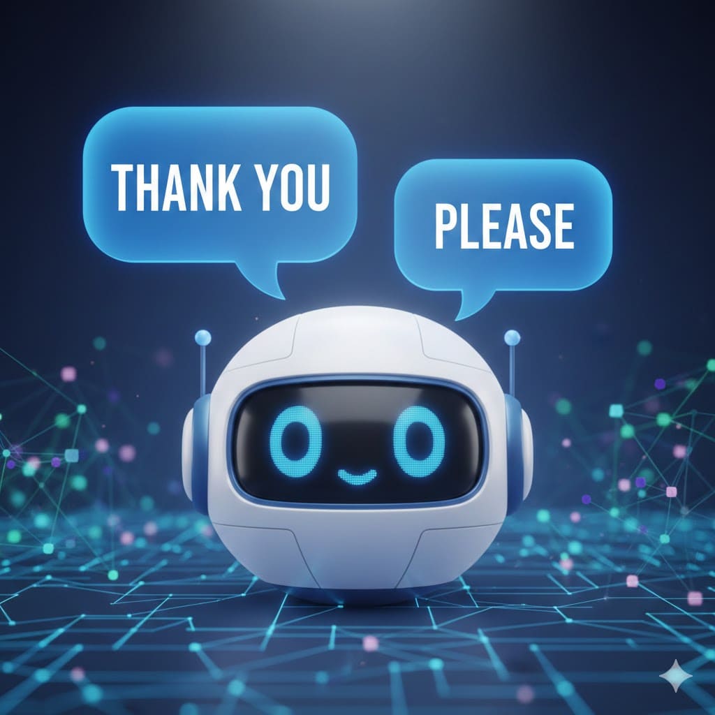 Why Responding 'Thank You' and 'Please' to Artificial Intelligence Has a Huge Energy Impact