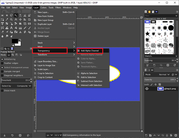 How to make a Background Transparent in GIMP step-by-step How to make a Background Transparent in GIMP step-by-step