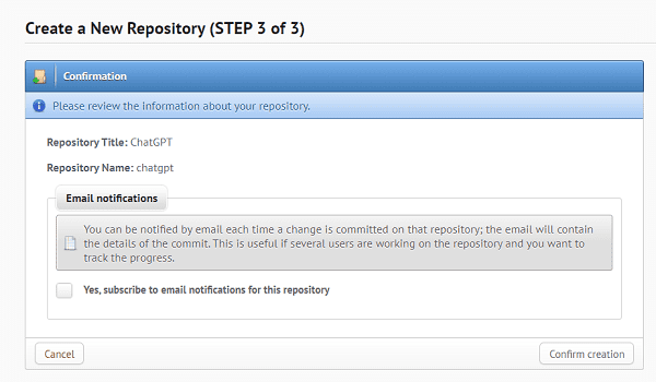 How to set up a free SVN repository