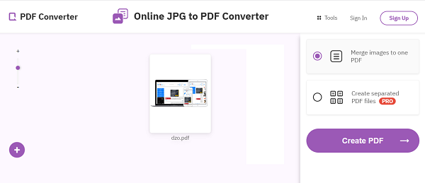 How to convert a JPG or PNG image to PDF