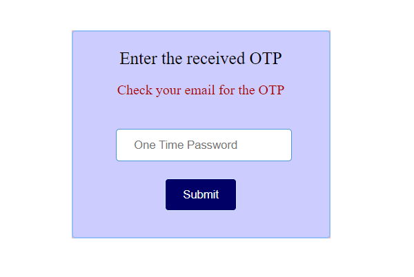 How to make login with OTP Authentication in PHP