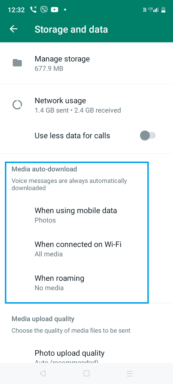 How to stop saving WhatsApp photos and videos