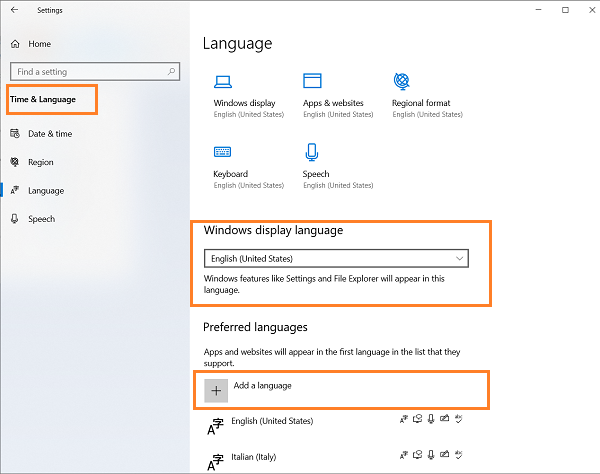Cómo cambiar el idioma del sistema en Windows 10 Cómo cambiar el idioma del sistema en Windows 10