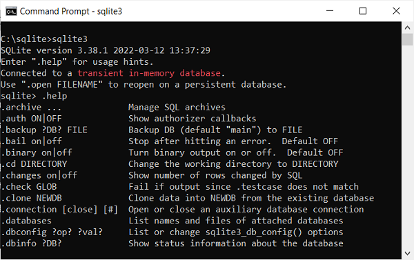 ¿Cómo instalar SQLite en Windows?