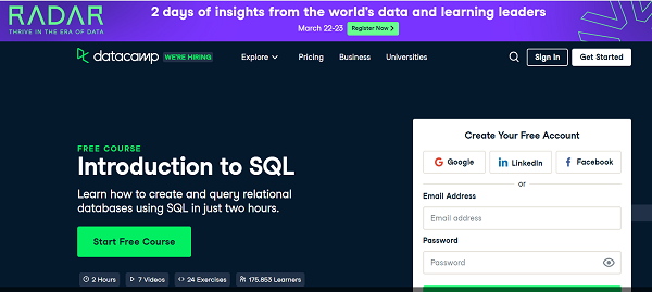 The 10 Free Online Courses to learn SQL in 2023