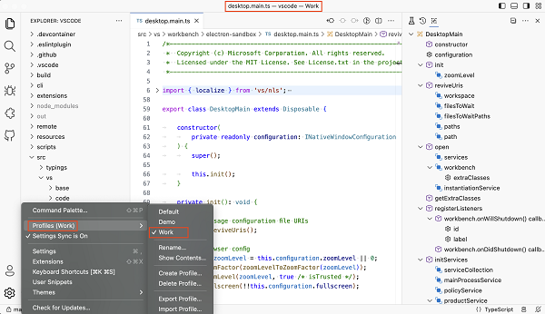 Visual Studio Code 1.75 brings configuration profiles