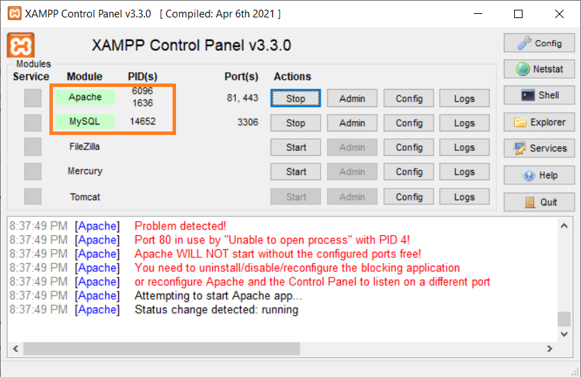 Cómo instalar XAMP en Windows