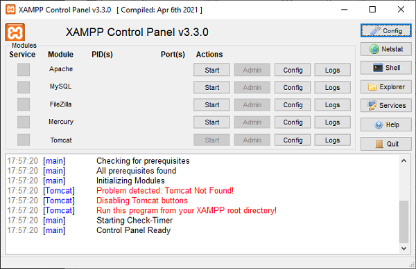 Cómo instalar XAMP en Windows